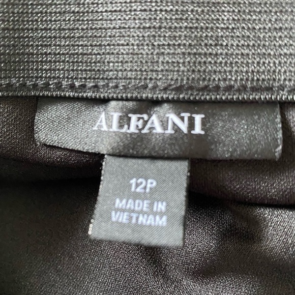 Alfani Dress Up Trousers with Bottom Ruffles and Elastic Waistband, Sz: 12 P - Picture 8 of 14